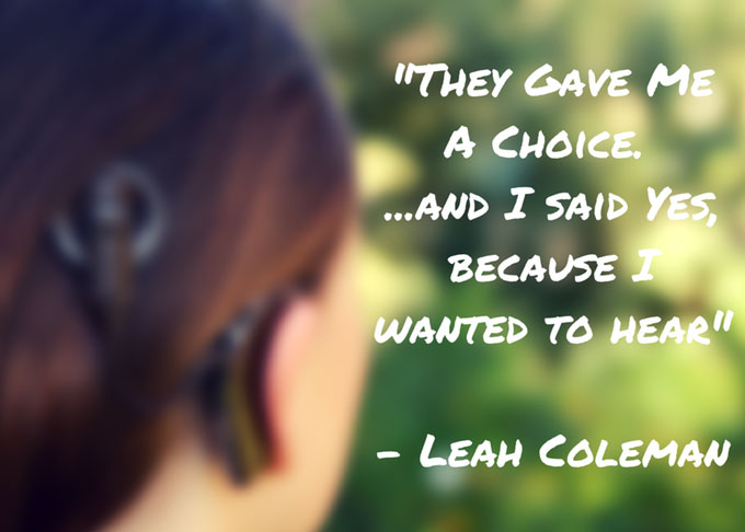 Leah Coleman Cochlear Implant